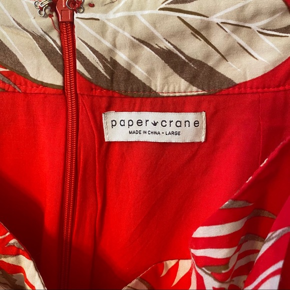 Paper Crane hi-lo Skirt L - Picture 2 of 8